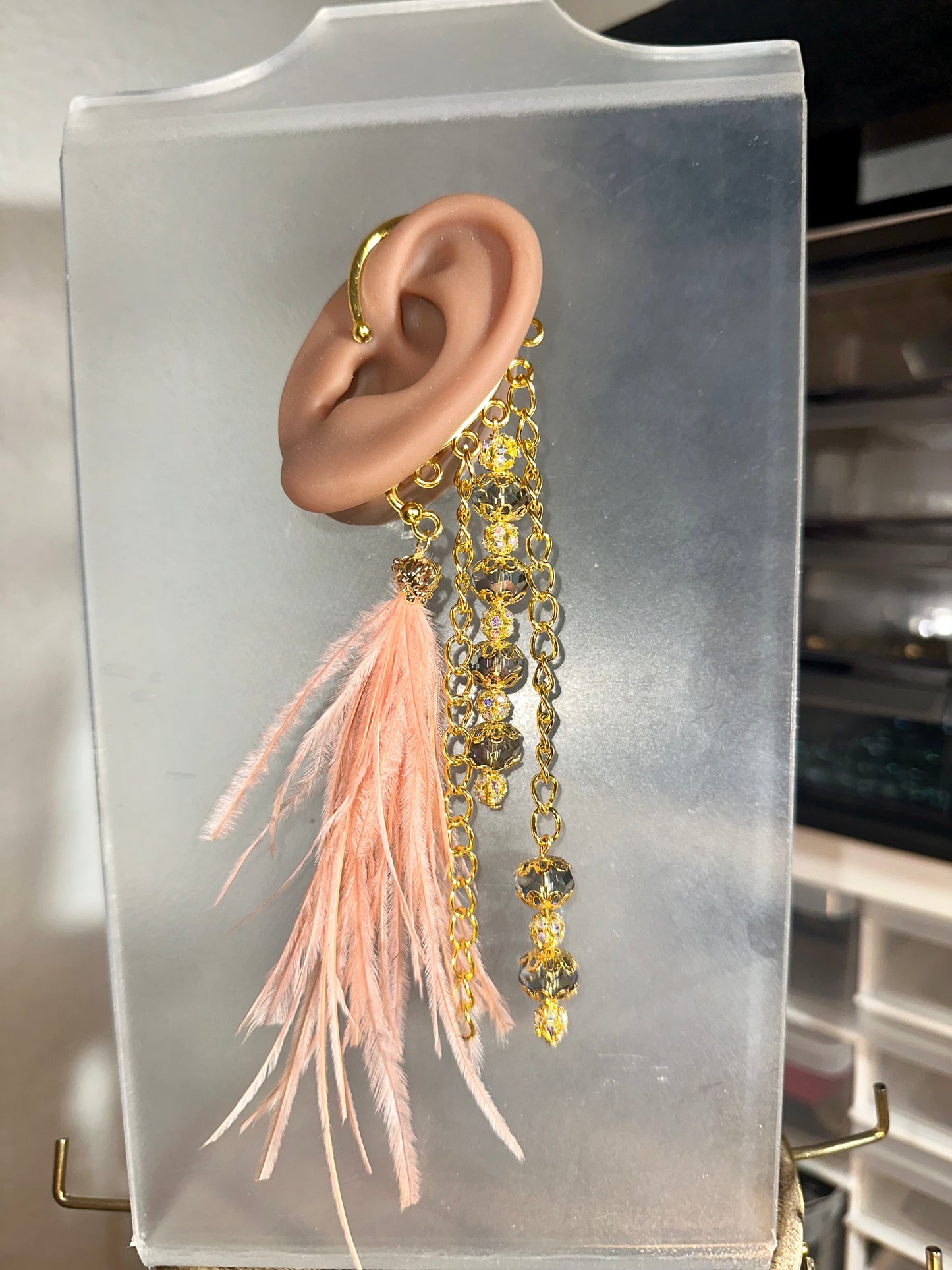 Feathered Grace ( Ear Cuff )
