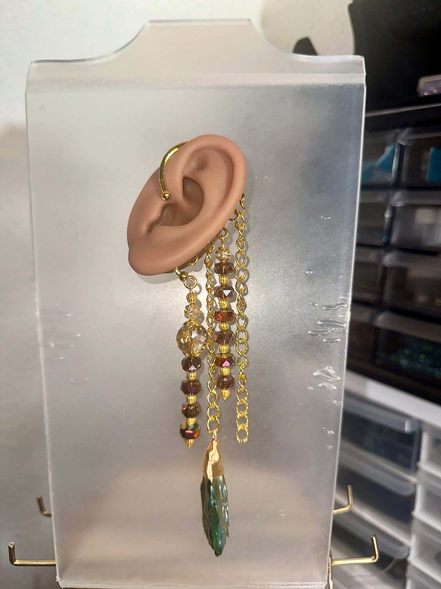 Golden Root (Ear Cuff)