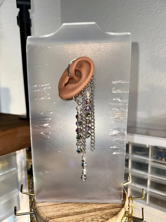 Iridescent Veil (Ear Cuff)