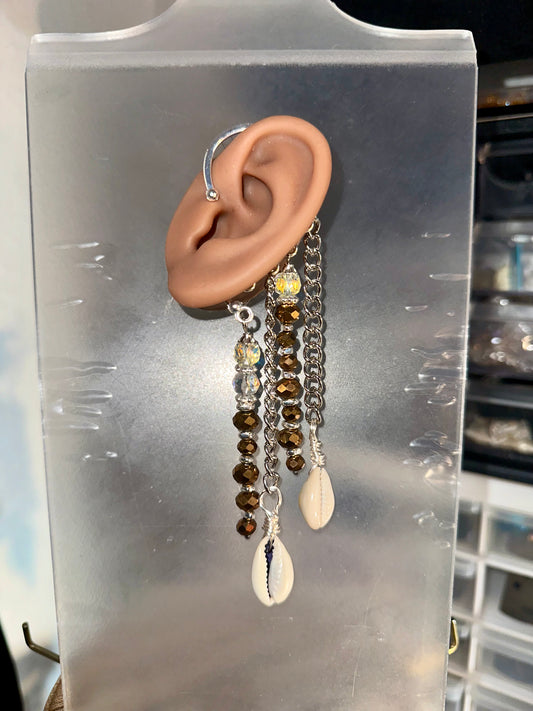 Silver Coast (Ear cuff)