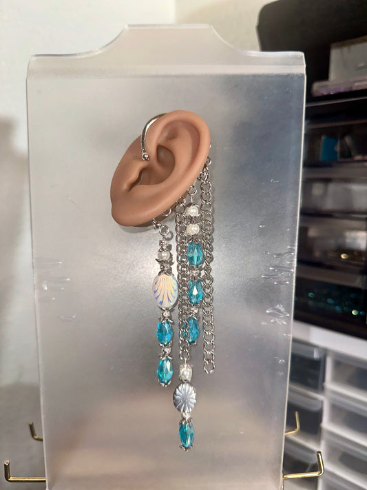 Aqua Siren (Ear Cuff)