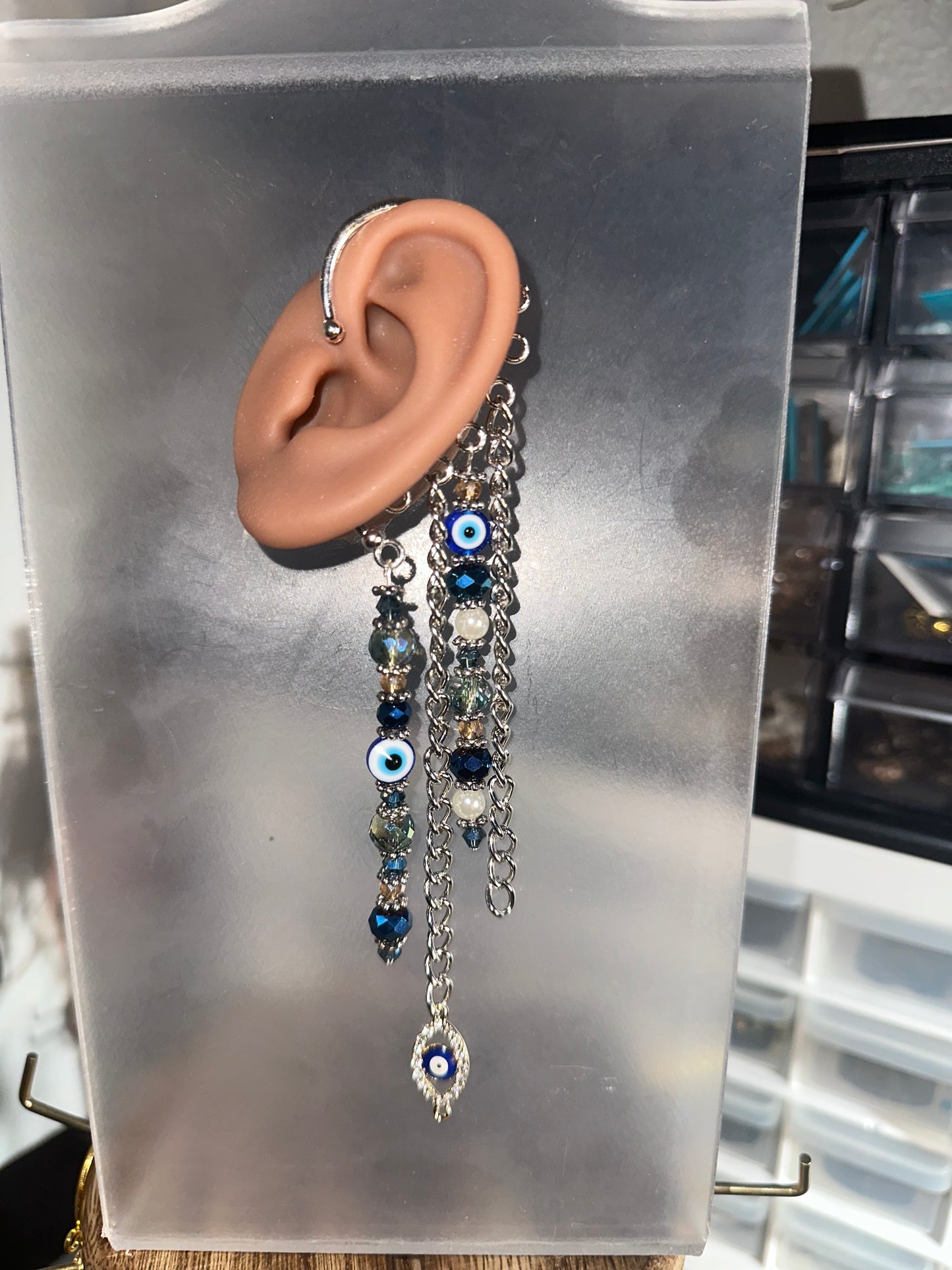 Evil Eye Empress (Ear Cuff)